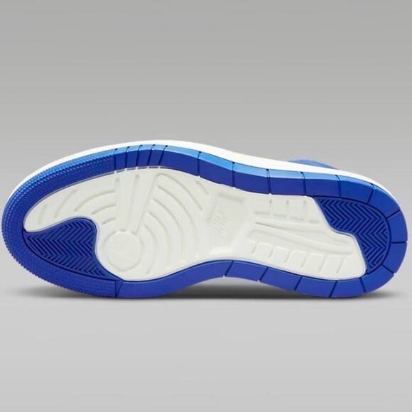 Nike Air Jordan 1 Elevate High Platform Sz 5.5 Darkash/ Hyper Royal Aesthetic - Picture 7 of 9